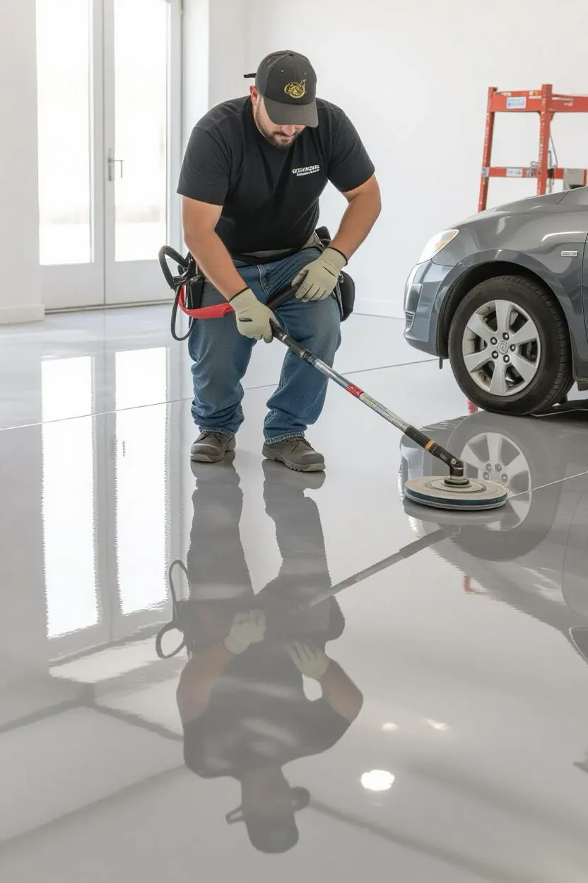 Burnishing the finished surface